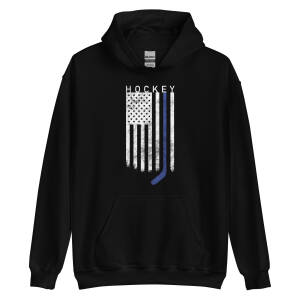 American Flag Hockey Unisex Hoodie