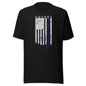 Patriotic Hockey American Flag Unisex t-shirt