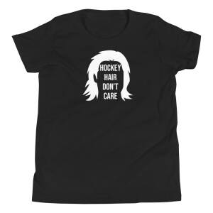 Hockey Hair Don’t Care Youth T-Shirt