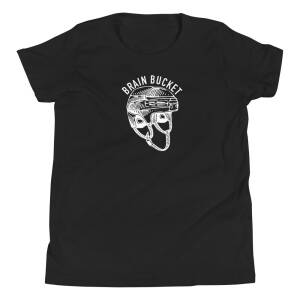 Brain Bucket Hockey Youth T-Shirt