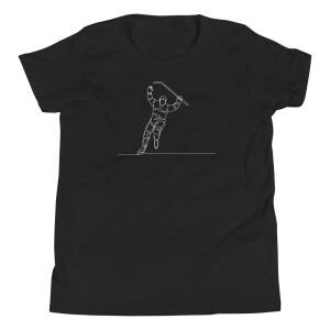 Fine Line Hockey Player Youth T-Shirt