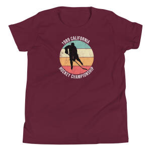 Vintage California Hockey Championship Youth T-Shirt