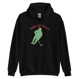 Deke The Halls Hockey Holiday Hoodie