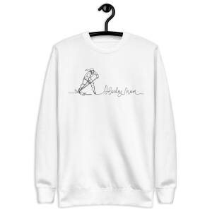 Fine Line Hockey Mom Unisex Premium Sweatshirt