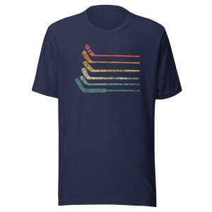 Retro Hockey Sticks t-shirt