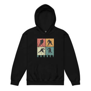 Old-School Style Hockey Youth hoodie