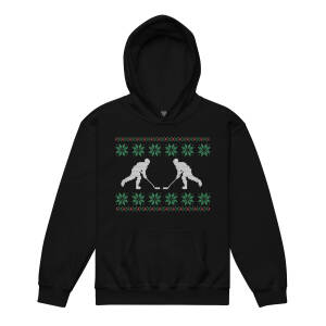 Holiday Hockey Youth Hoodie