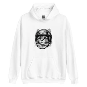 Cats Love Hockey Unisex Hoodie