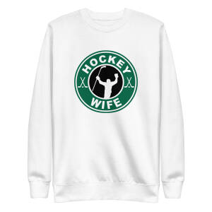 Hockey Wife Coffee and Caffeine Sweatshirt