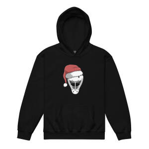 Holiday Hockey Goalie youth hoodie