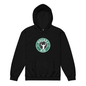 Coffee and Caffeine Hockey Kid Youth hoodie