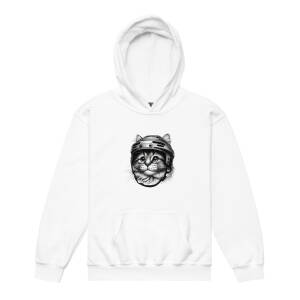Cats Love Hockey Youth hoodie