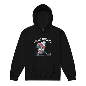 Ho Ho Hockey Santa Skating Youth hoodie