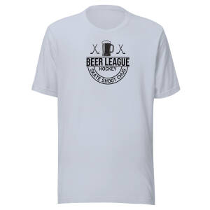 Beer League Hockey - Skate Shoot Chug Hockey T-Shirt