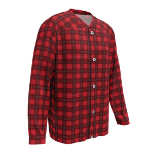 Flannel Patterned Hockey Jersey