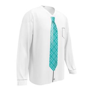 Shirt and Tie Hockey Jersey - Celly Threads hockey jersey