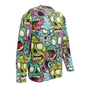 Halloween Zombie Hockey Jersey - Scary Hockey Apparel