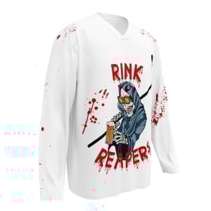 Halloween Rink Reapers Hockey Jersey – Grim Reaper Ice Hockey Apparel